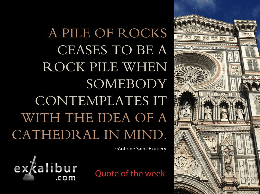 Mon quote rock pile cathedral