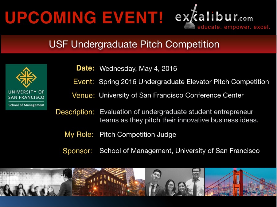 Exkalibur Event - USF Pitch Competition 050416