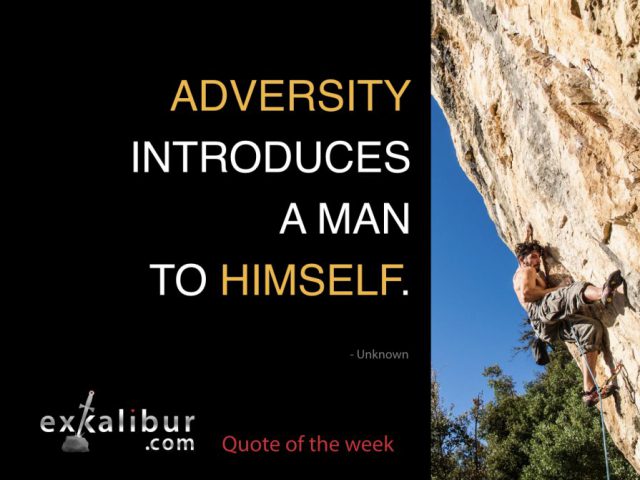 Adversity Should be Your Favorite Enemy