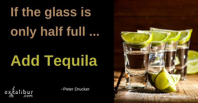 If the glass is only half full …